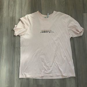 Adidas pink oversized shirt